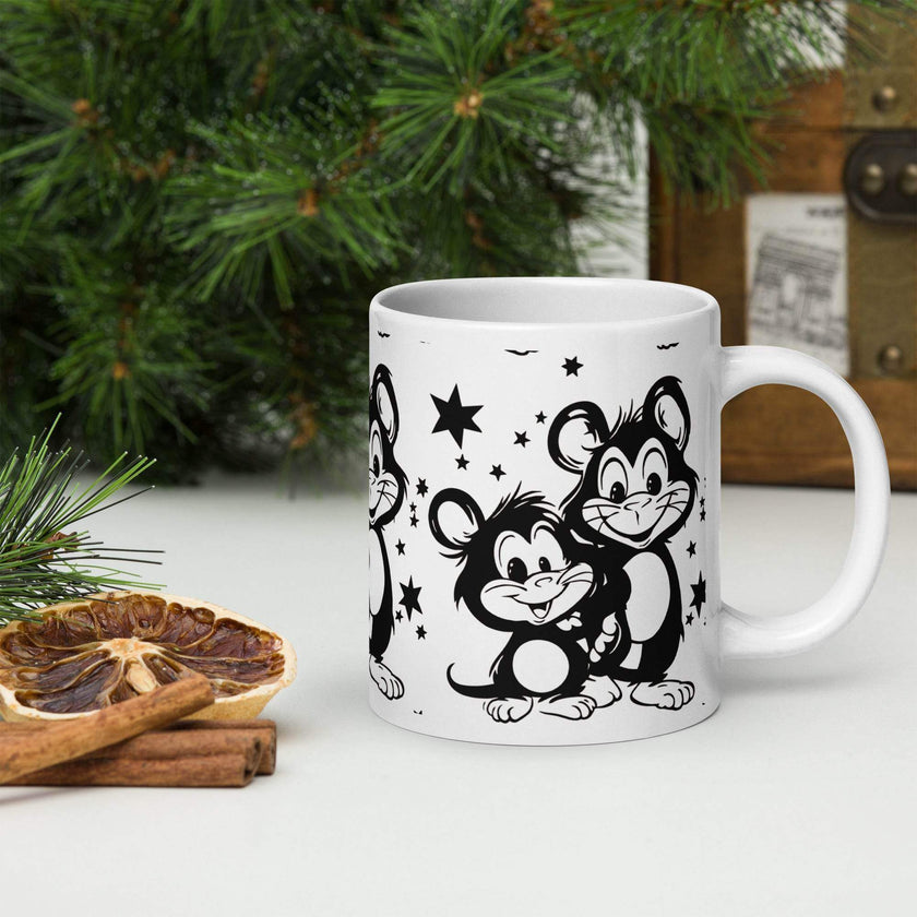 White glossy mug - STYLISHOUR