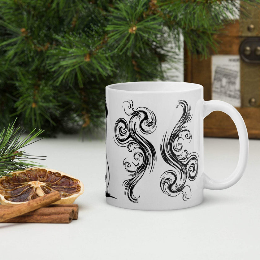 White glossy mug - STYLISHOUR