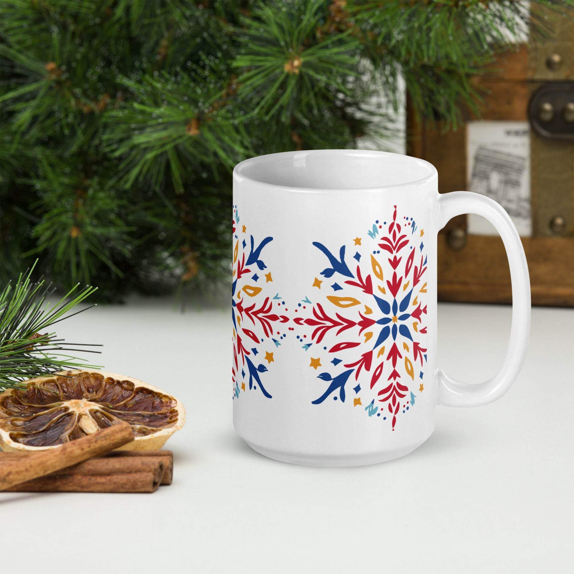 White glossy mug - STYLISHOUR