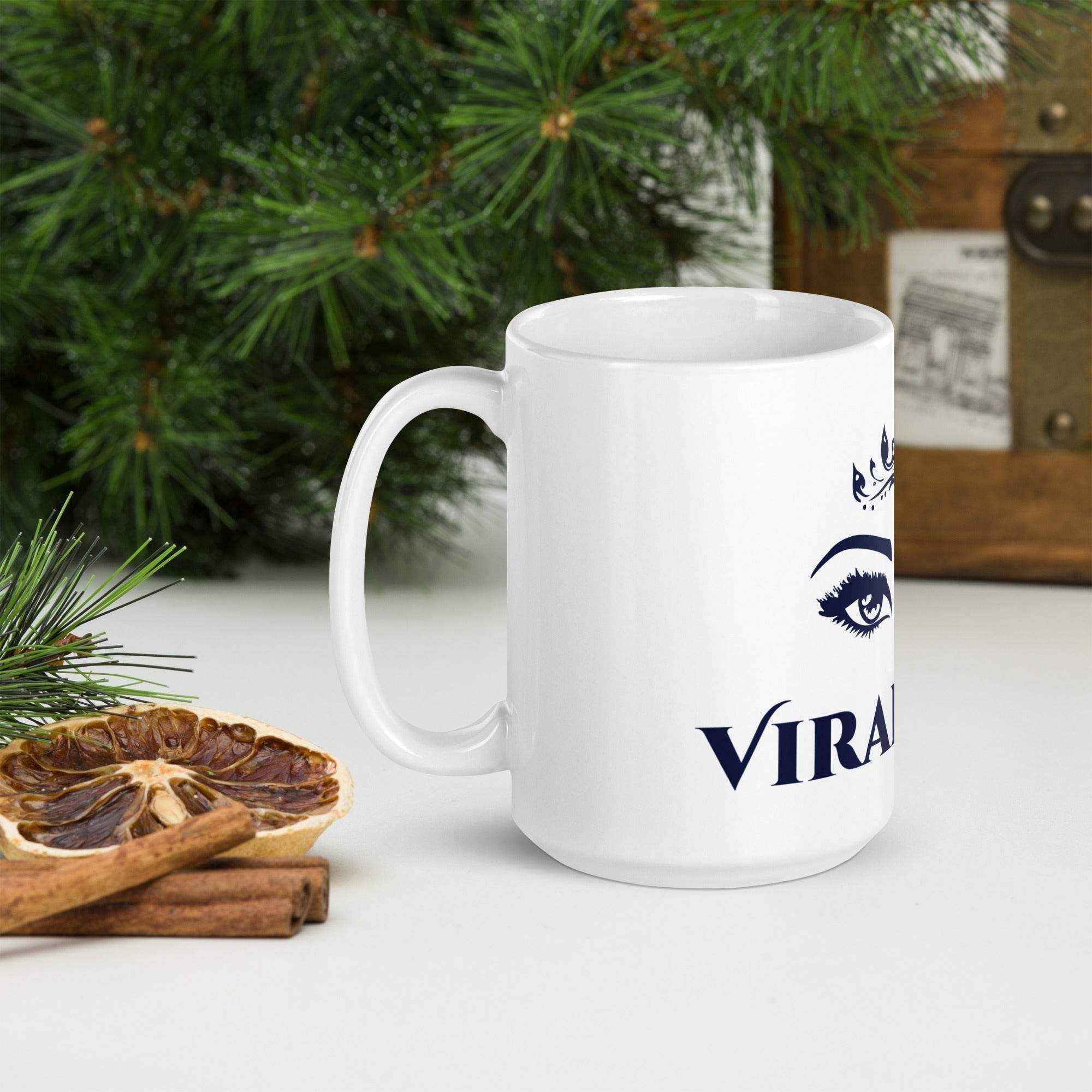 White glossy mug - STYLISHOUR