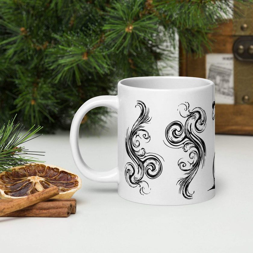 White glossy mug - STYLISHOUR