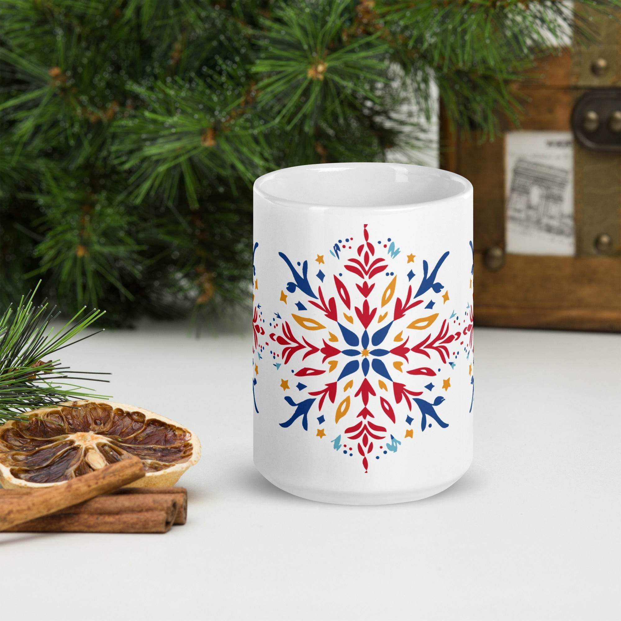 White glossy mug - STYLISHOUR