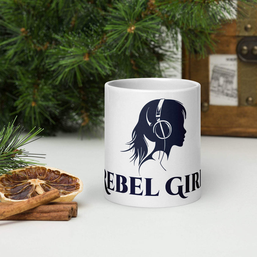 White glossy mug - STYLISHOUR