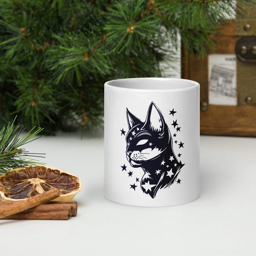 White glossy mug - STYLISHOUR