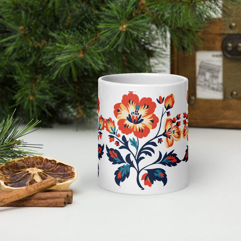 White glossy mug - STYLISHOUR