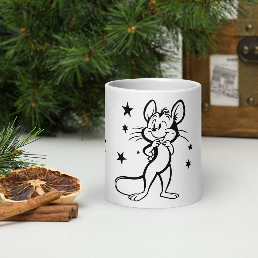 White glossy mug - STYLISHOUR