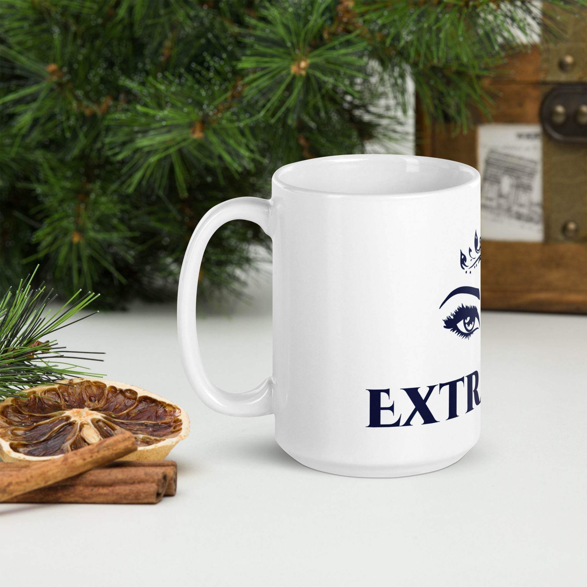 White glossy mug - STYLISHOUR