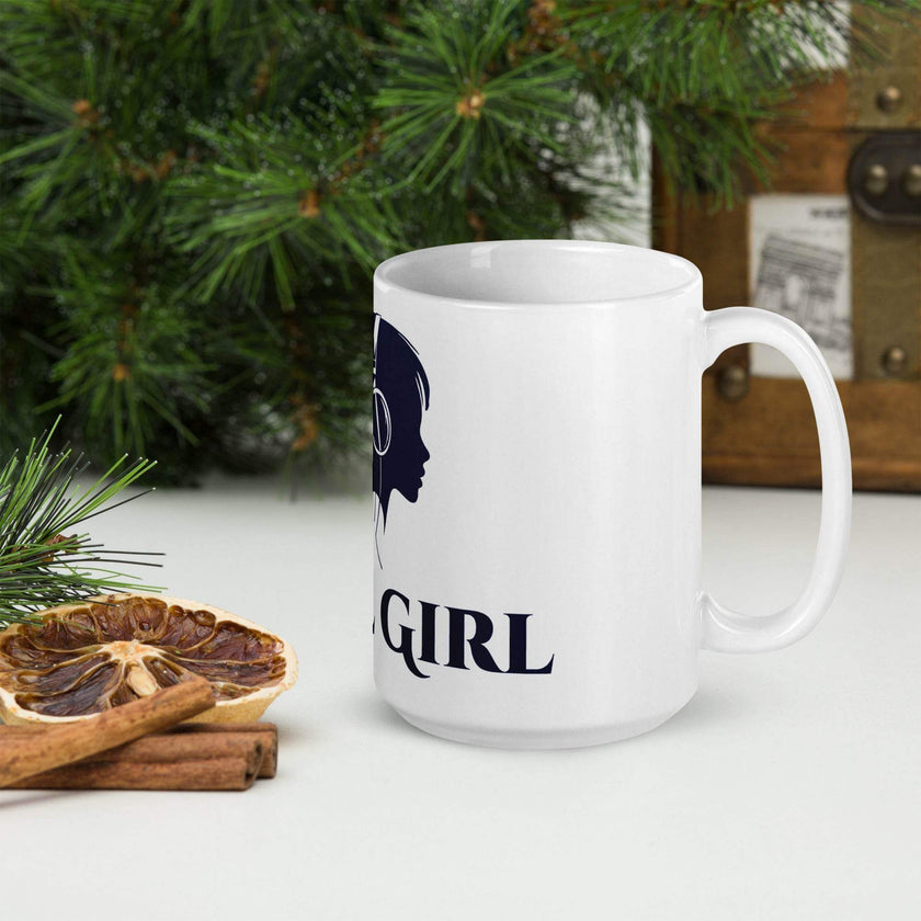 White glossy mug - STYLISHOUR