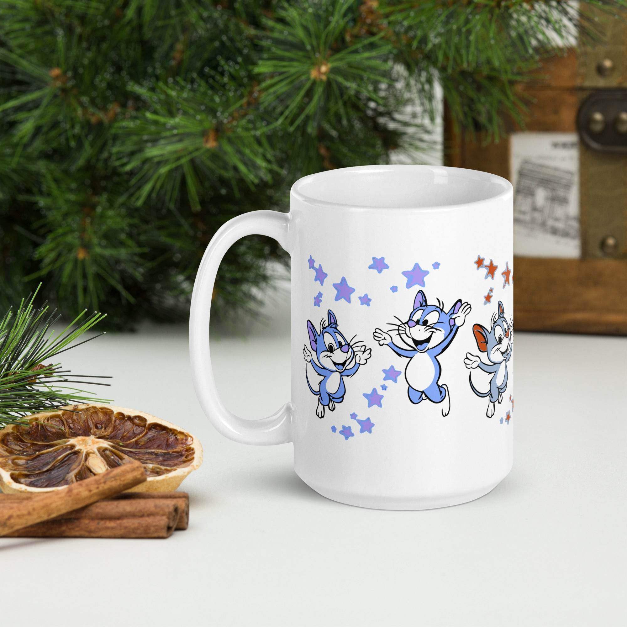 White glossy mug - STYLISHOUR