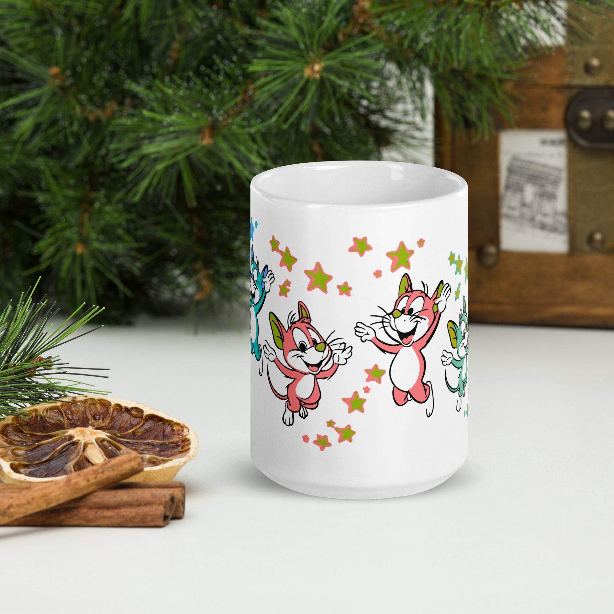 White glossy mug - STYLISHOUR