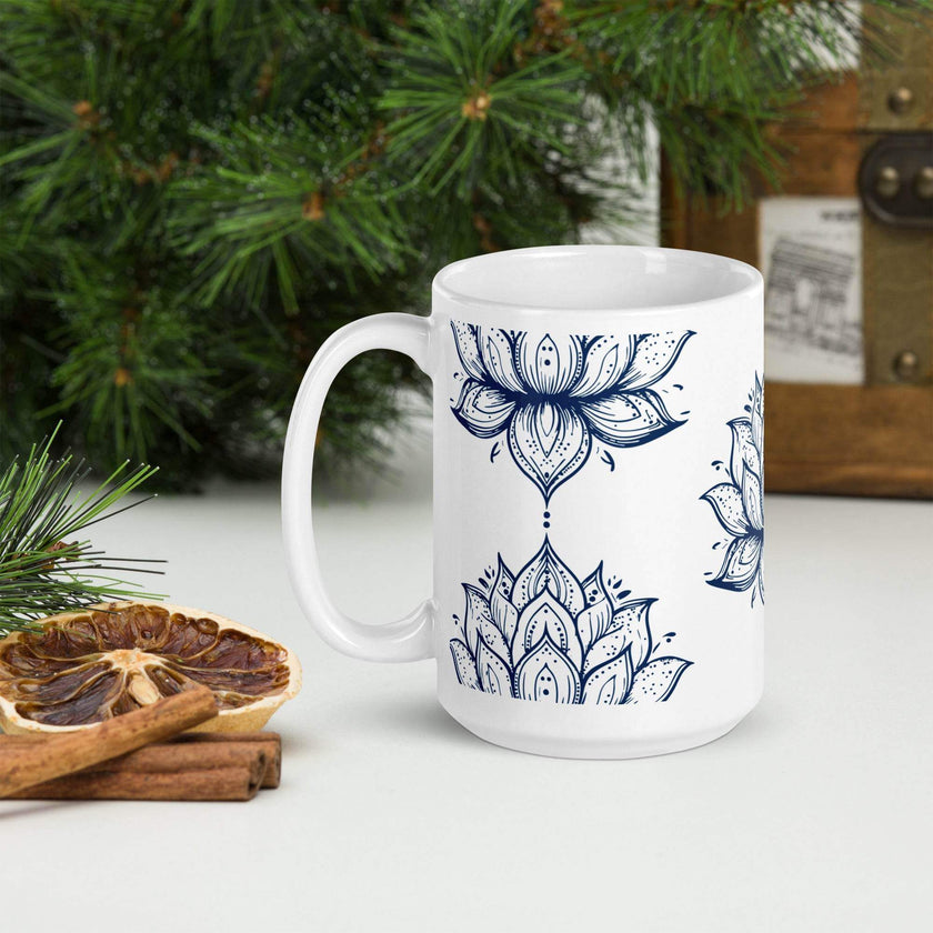 White glossy mug - STYLISHOUR