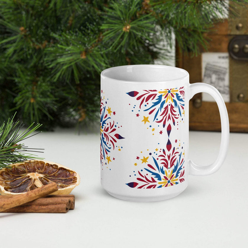 White glossy mug - STYLISHOUR