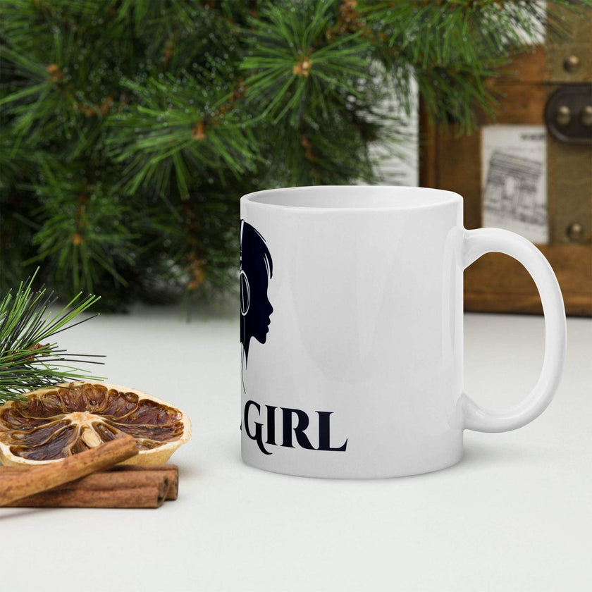 White glossy mug - STYLISHOUR