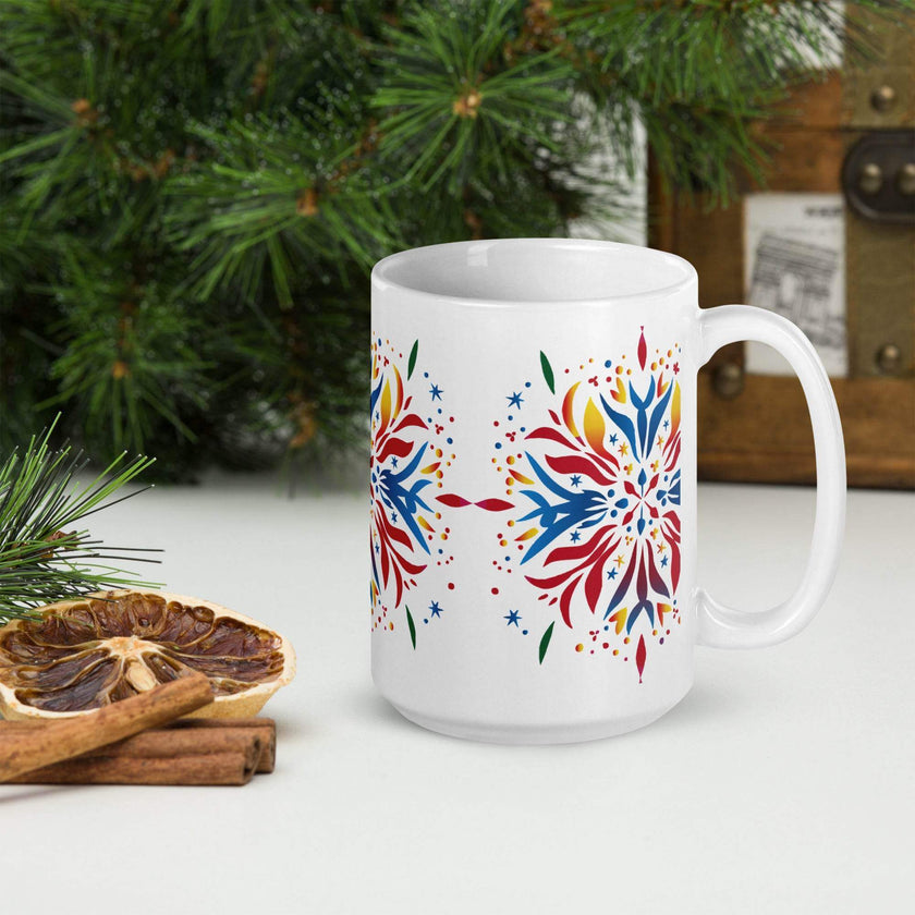 White glossy mug - STYLISHOUR