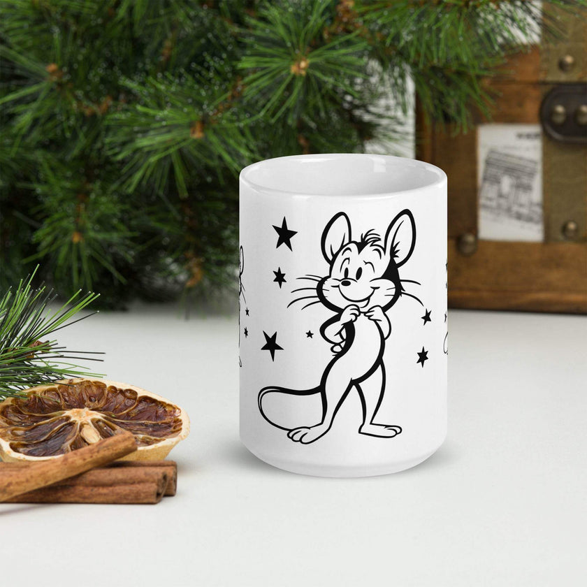 White glossy mug - STYLISHOUR