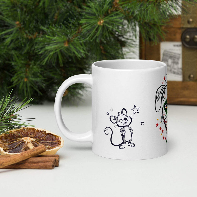 White glossy mug - STYLISHOUR