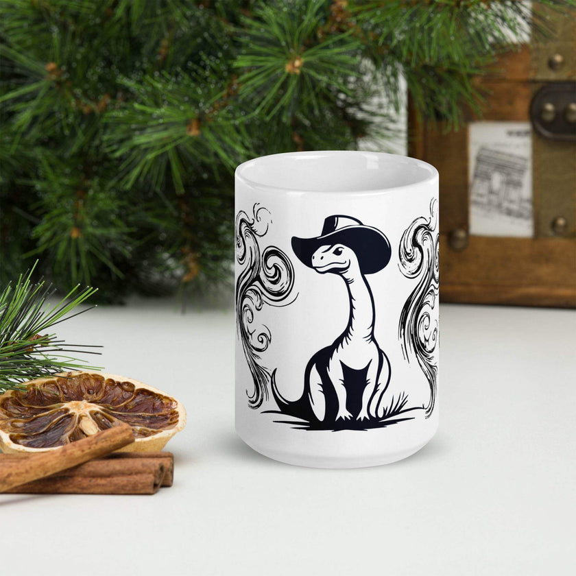 White glossy mug - STYLISHOUR