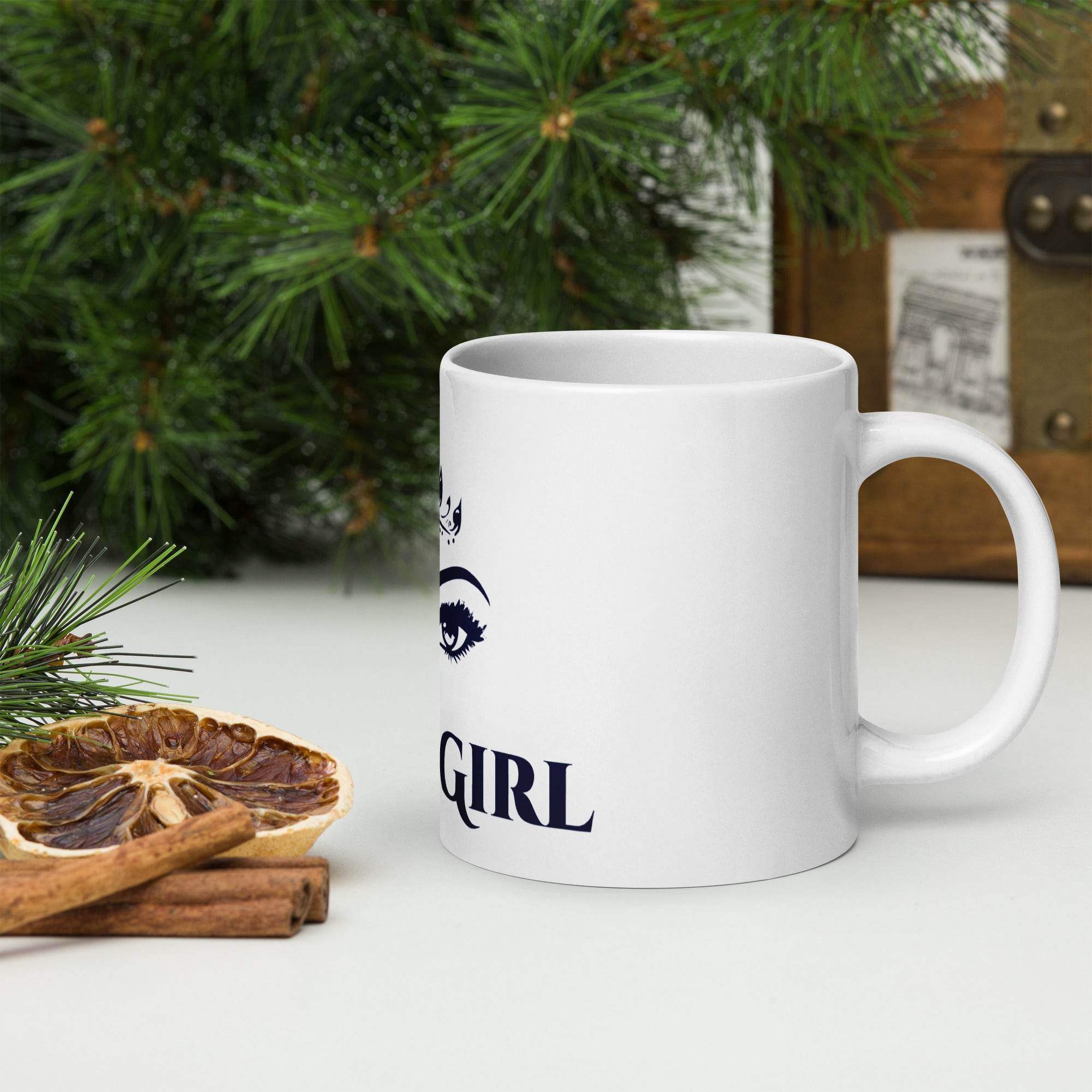 White glossy mug - STYLISHOUR