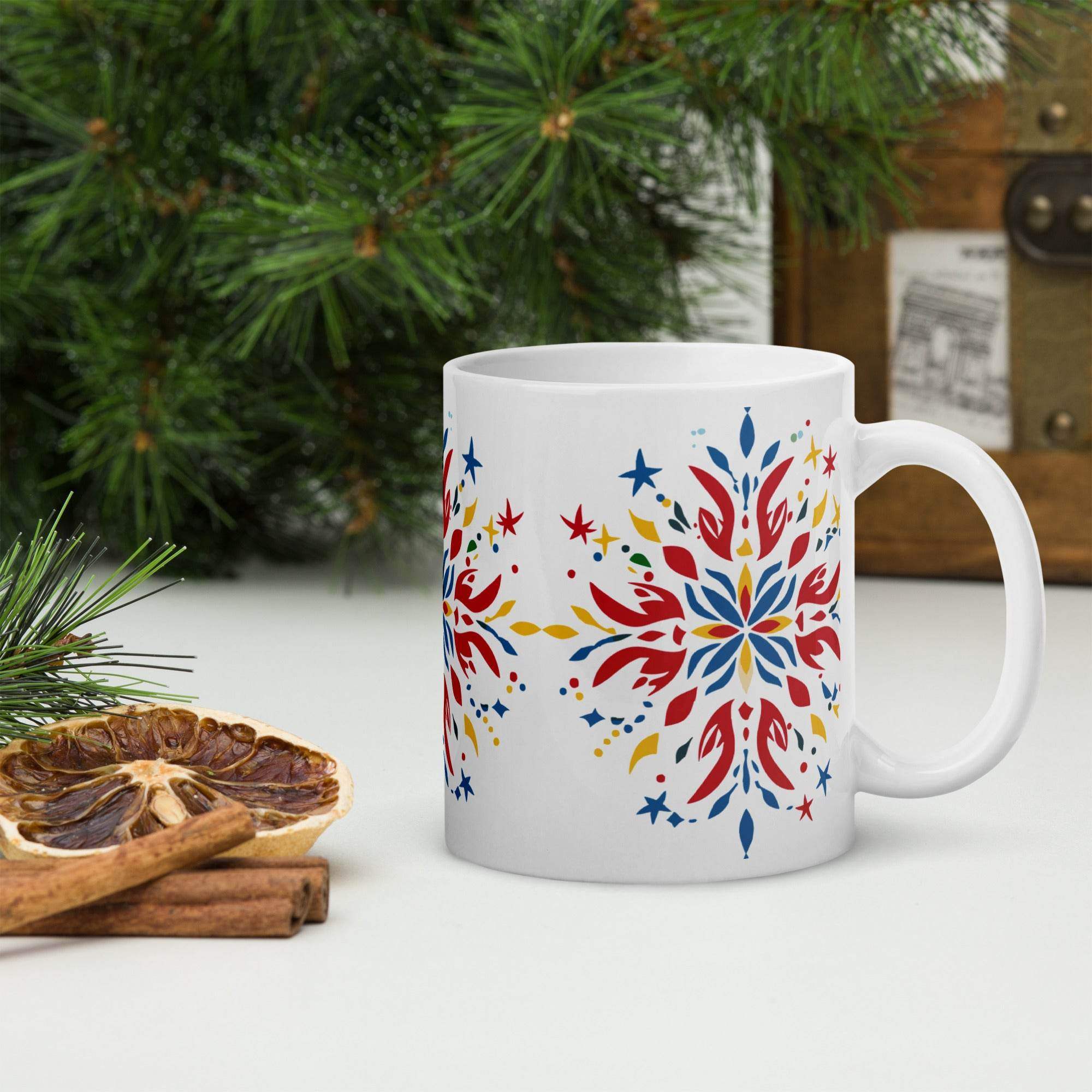 White glossy mug - STYLISHOUR