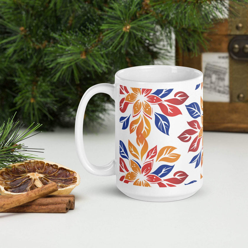 White glossy mug - STYLISHOUR