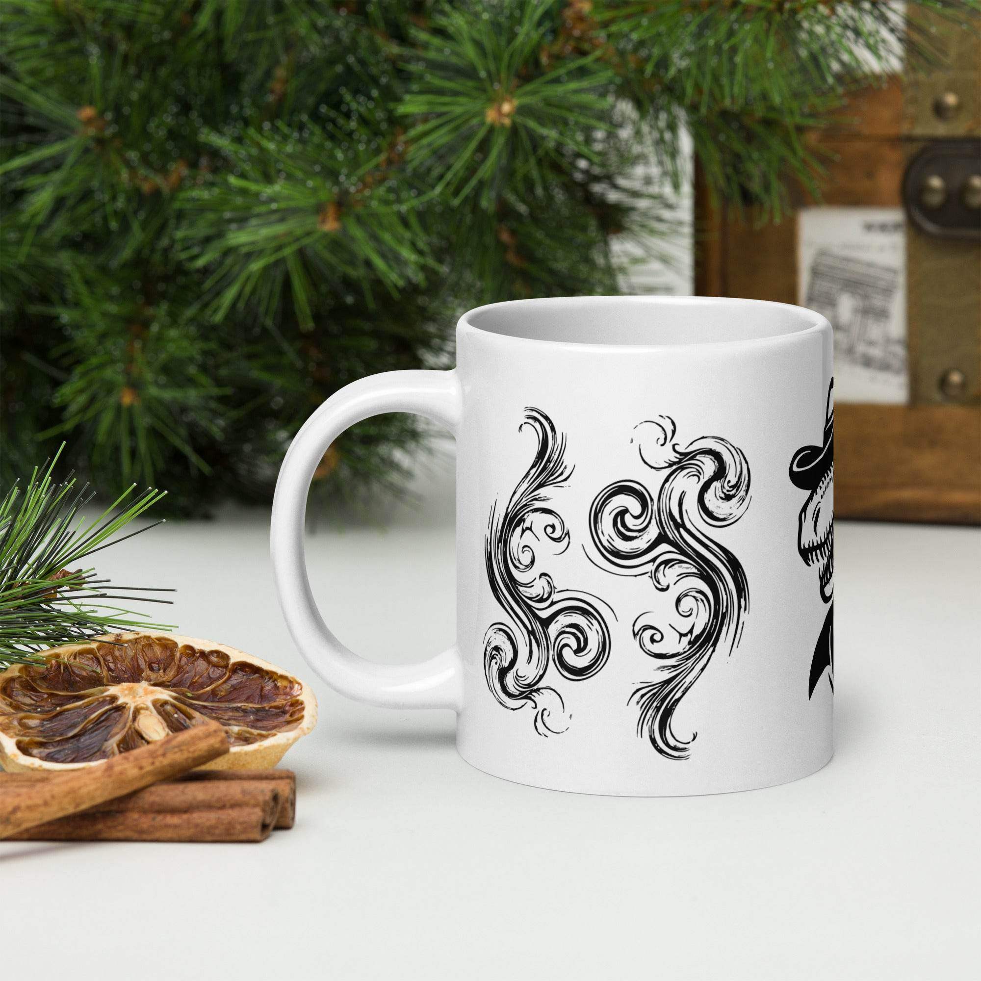 White glossy mug - STYLISHOUR