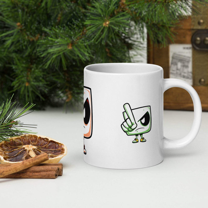 White glossy mug - STYLISHOUR