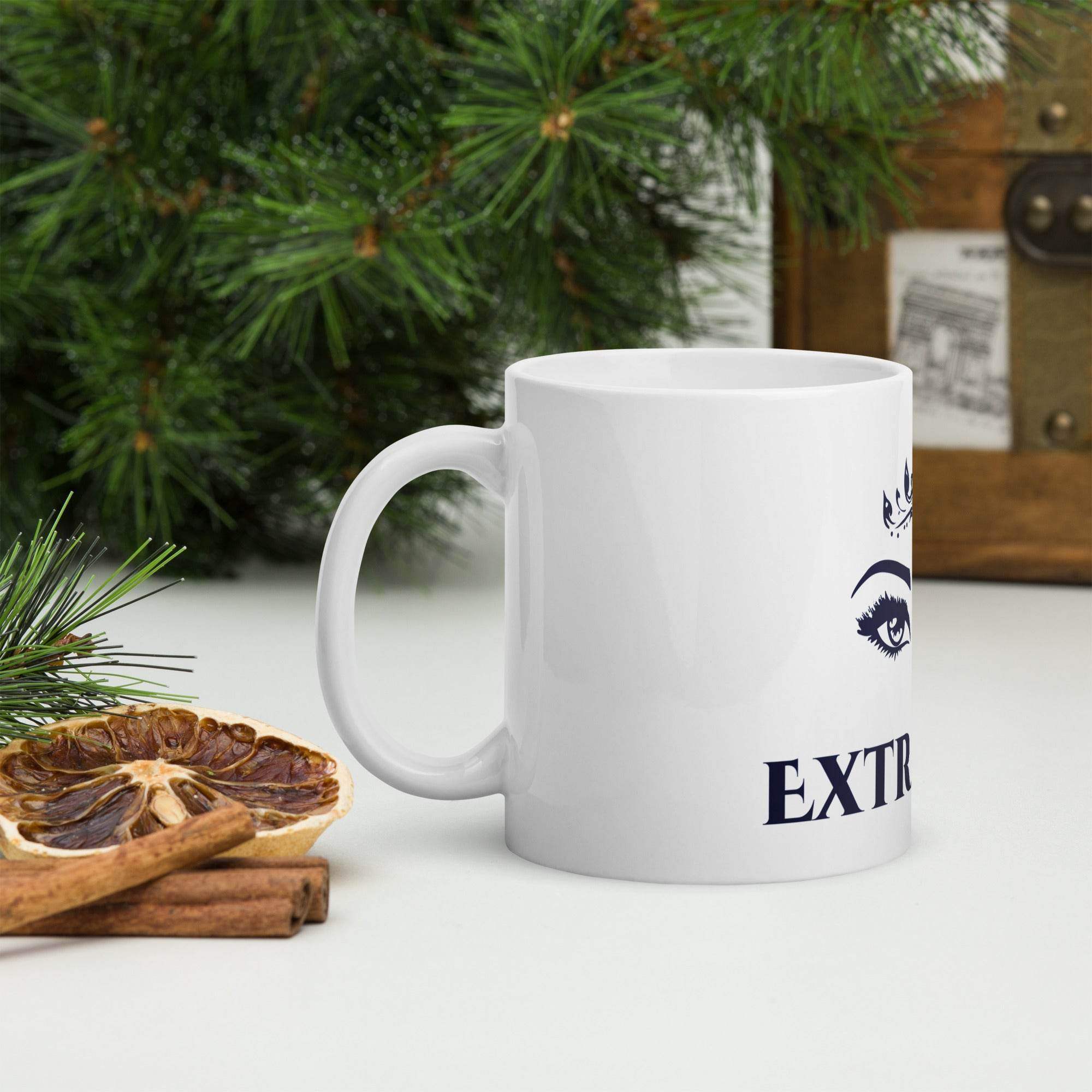 White glossy mug - STYLISHOUR