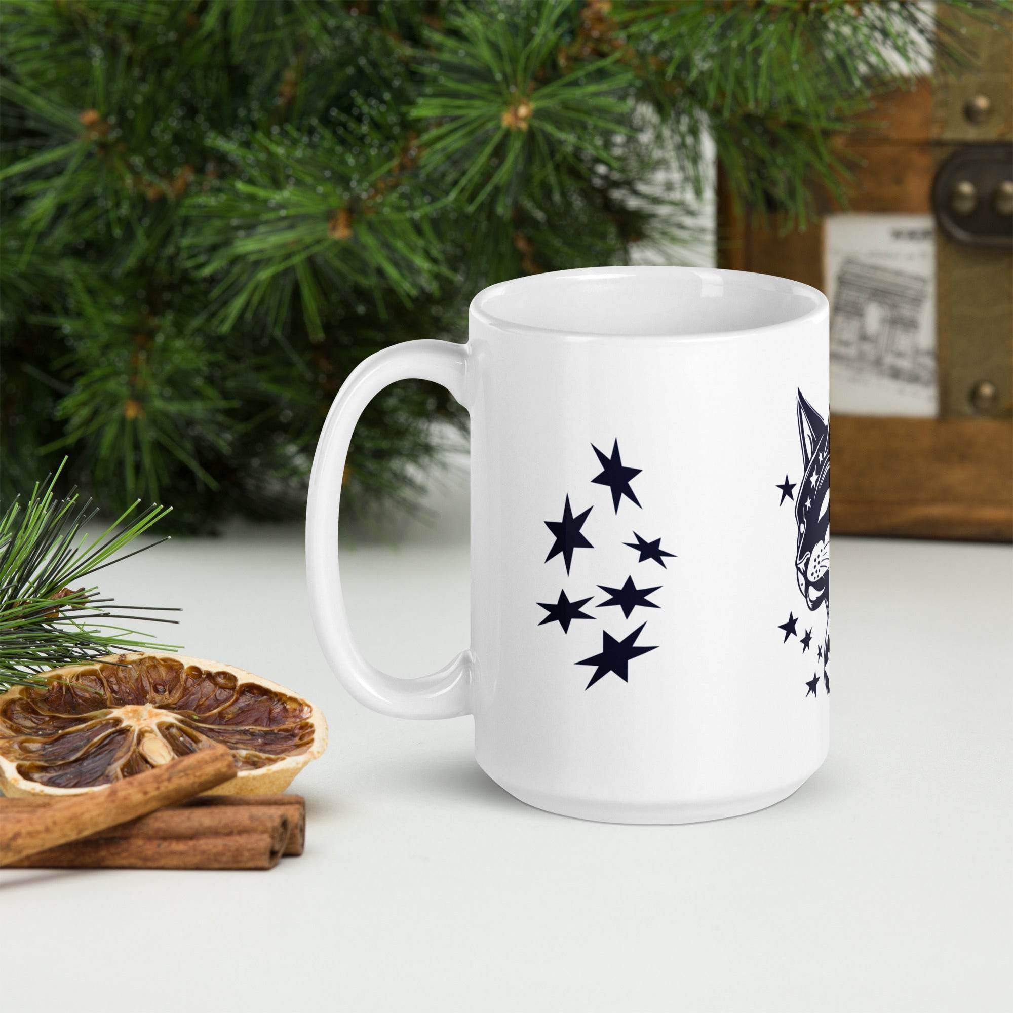 White glossy mug - STYLISHOUR