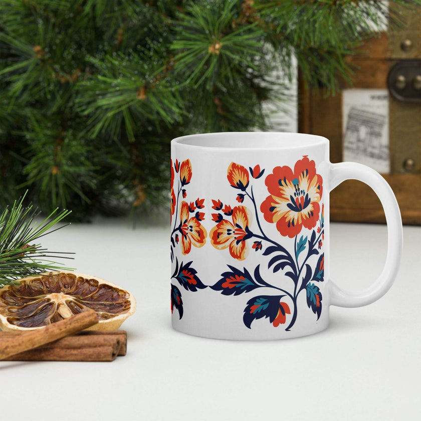 White glossy mug - STYLISHOUR