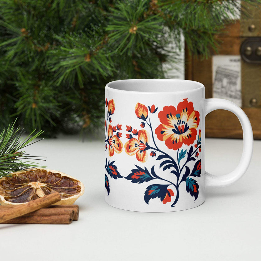 White glossy mug - STYLISHOUR