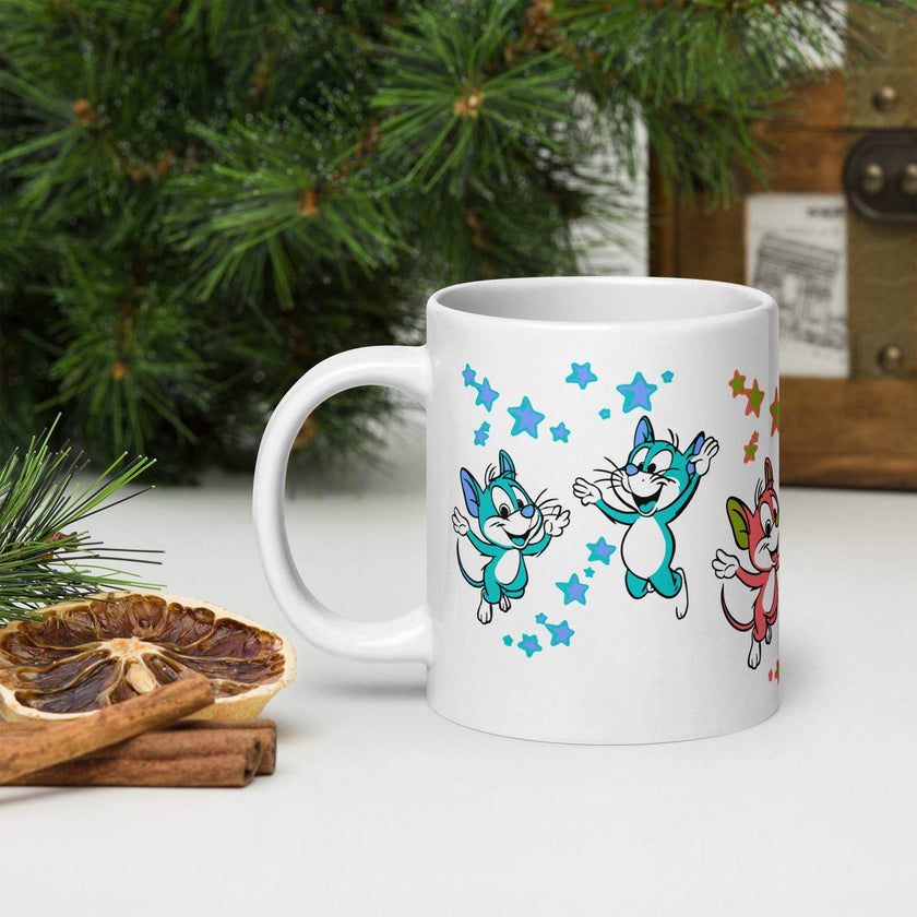 White glossy mug - STYLISHOUR