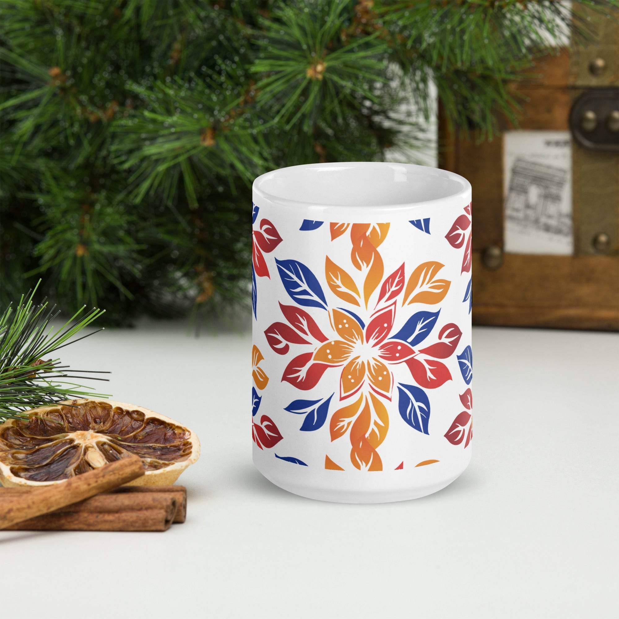 White glossy mug - STYLISHOUR