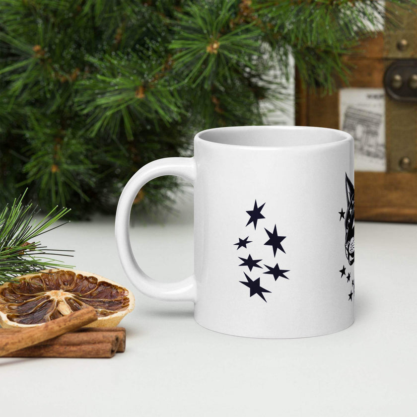 White glossy mug - STYLISHOUR