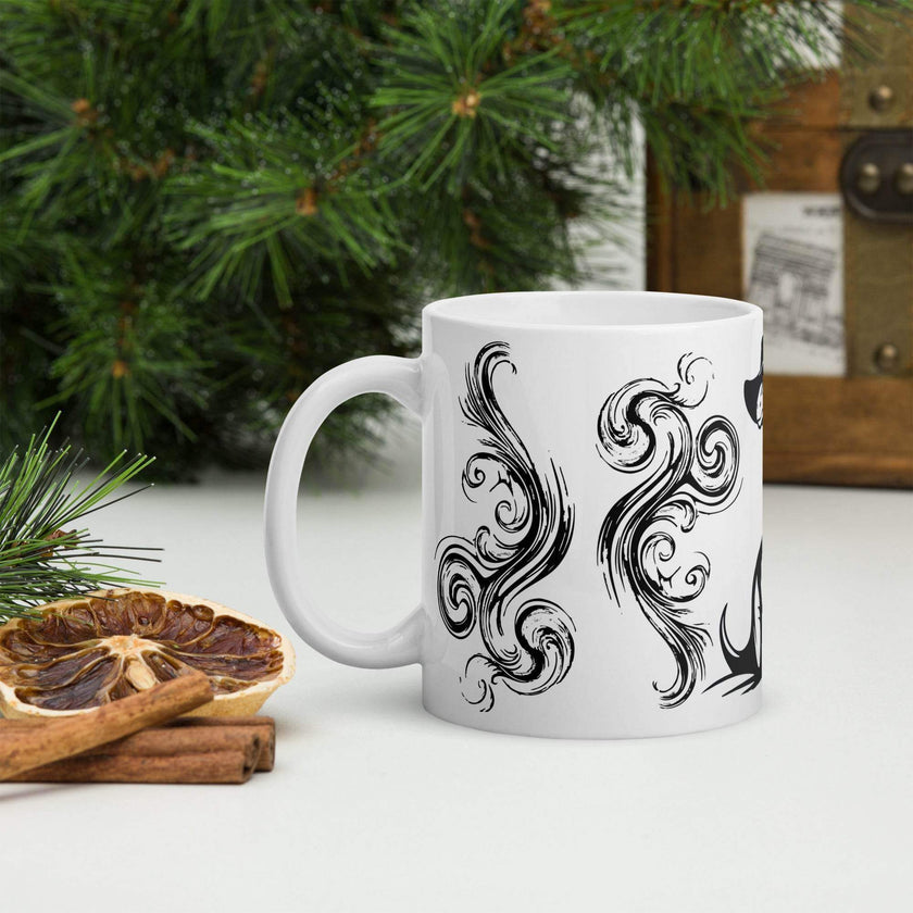 White glossy mug - STYLISHOUR