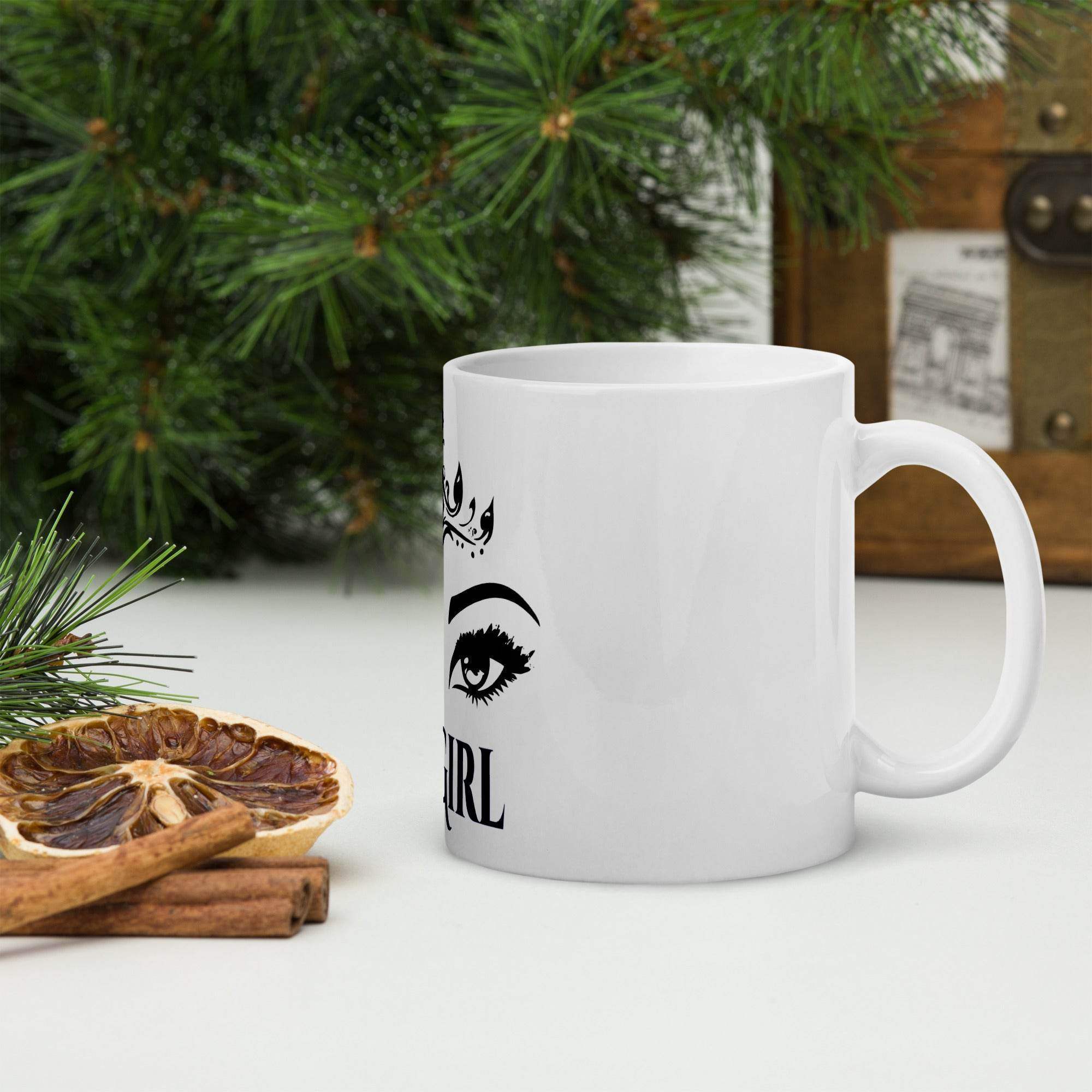 White glossy mug - STYLISHOUR