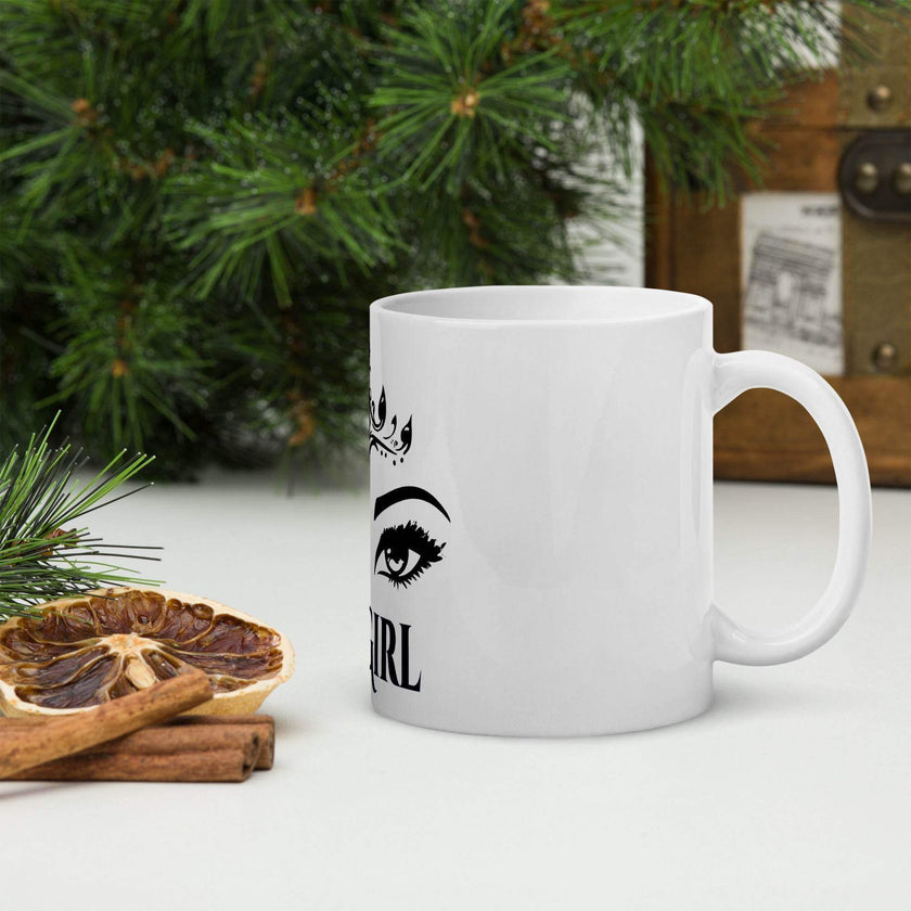 White glossy mug - STYLISHOUR