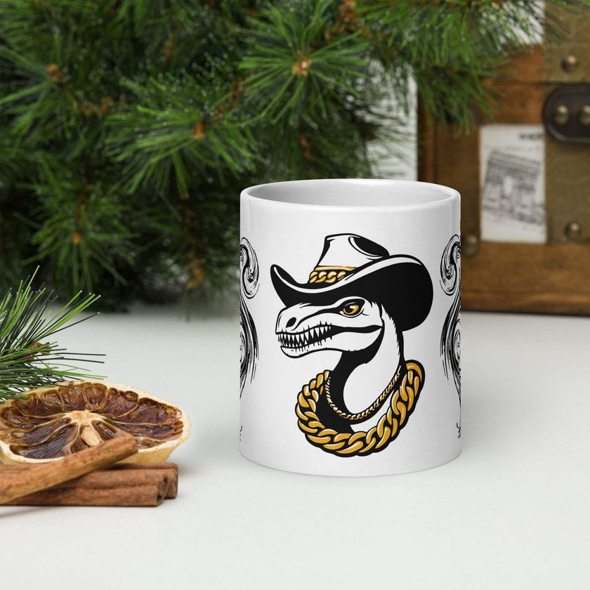 White glossy mug - STYLISHOUR