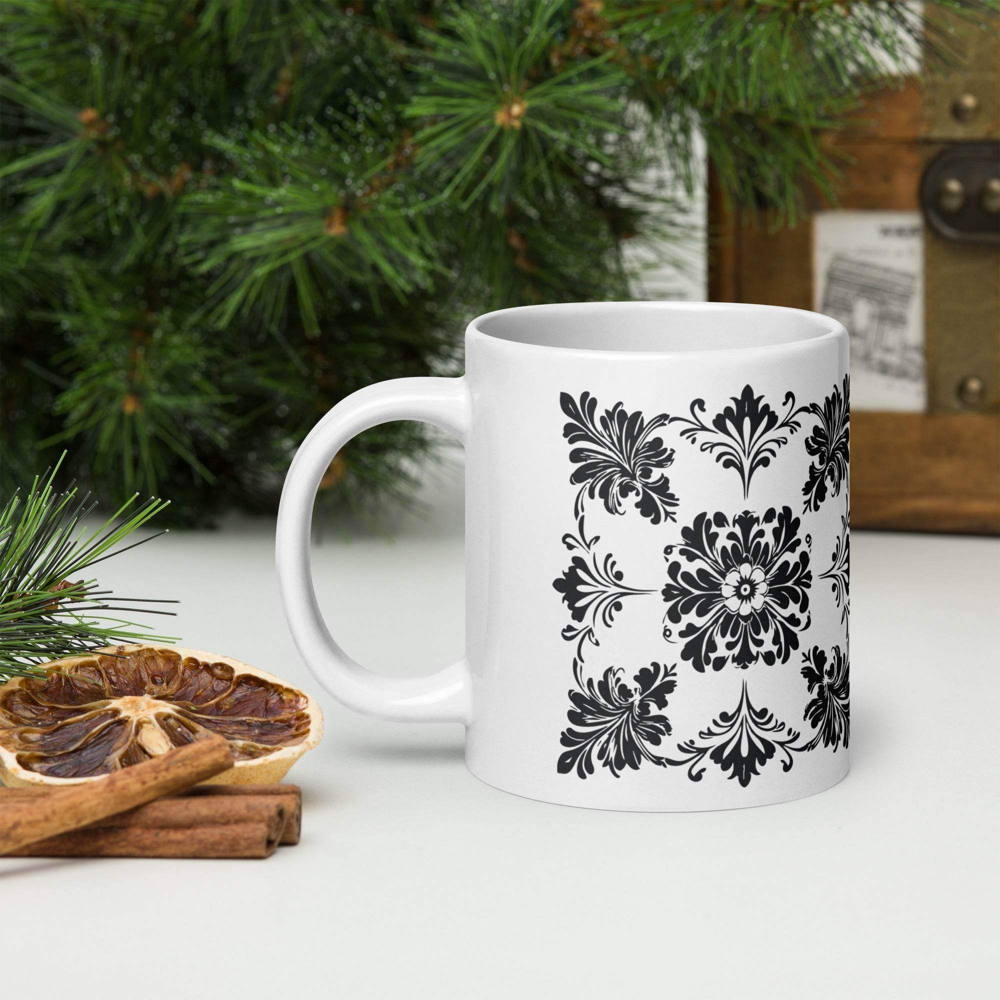 White glossy mug - STYLISHOUR