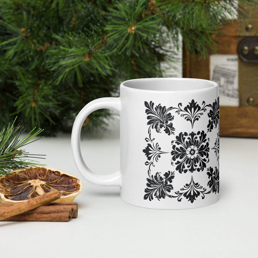 White glossy mug - STYLISHOUR