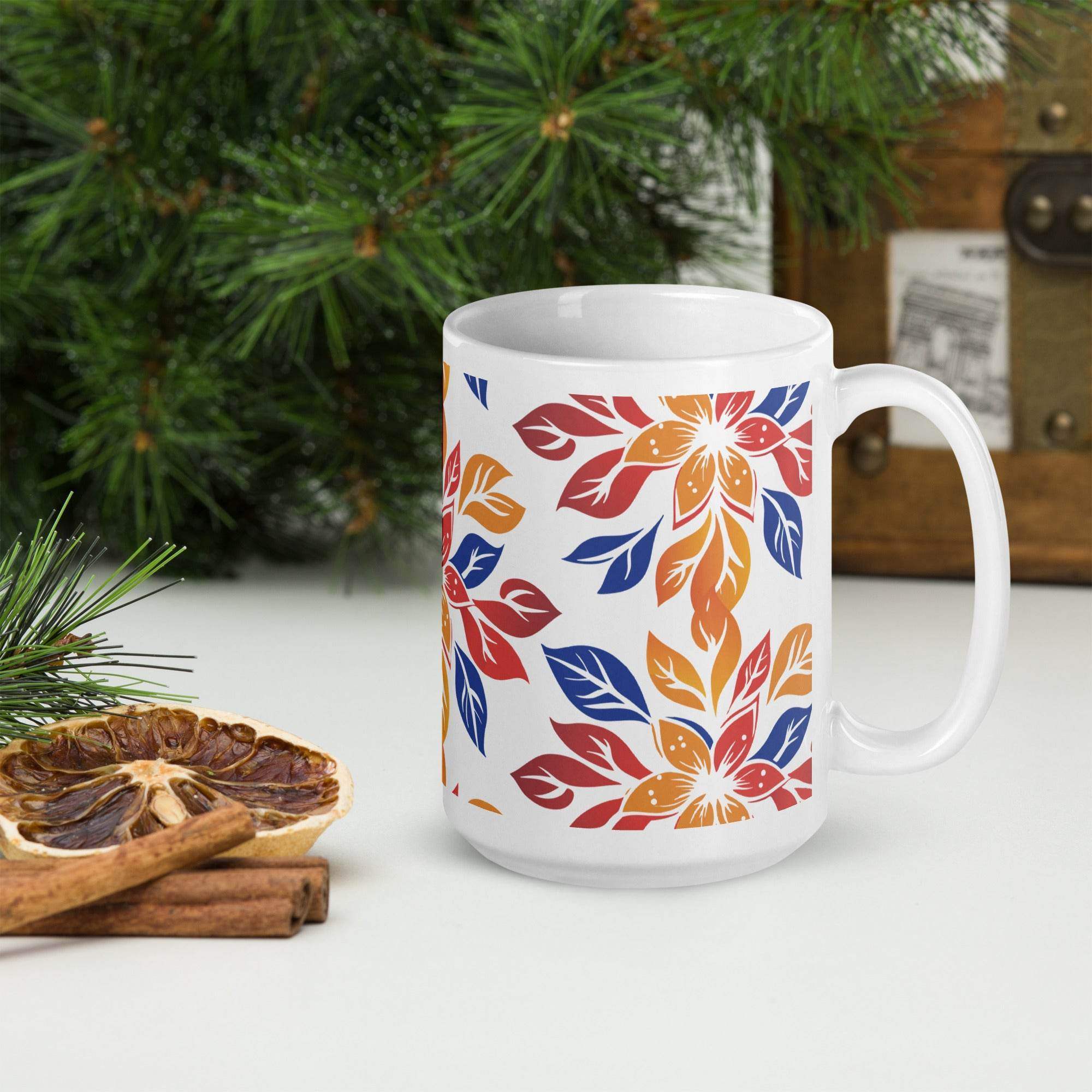 White glossy mug - STYLISHOUR