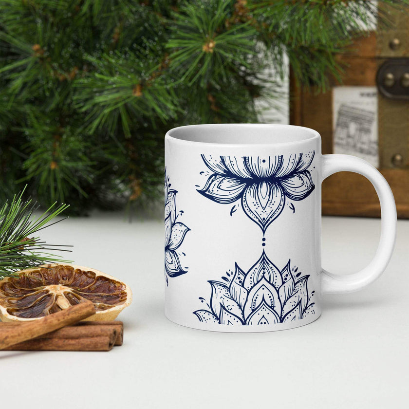 White glossy mug - STYLISHOUR