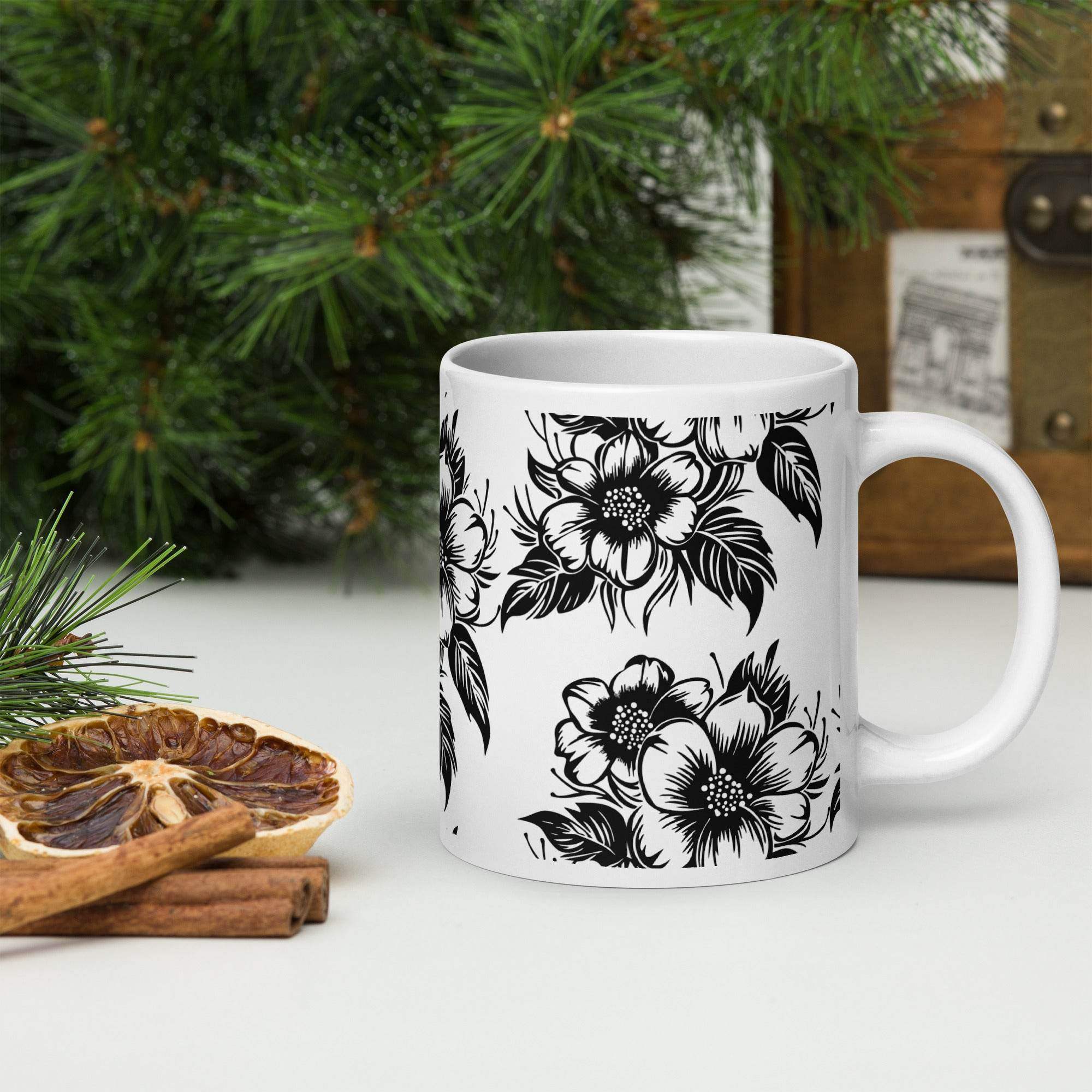 White glossy mug - STYLISHOUR