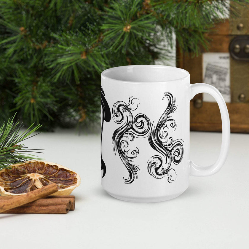 White glossy mug - STYLISHOUR