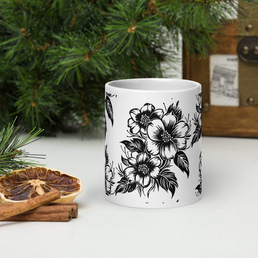 White glossy mug - STYLISHOUR