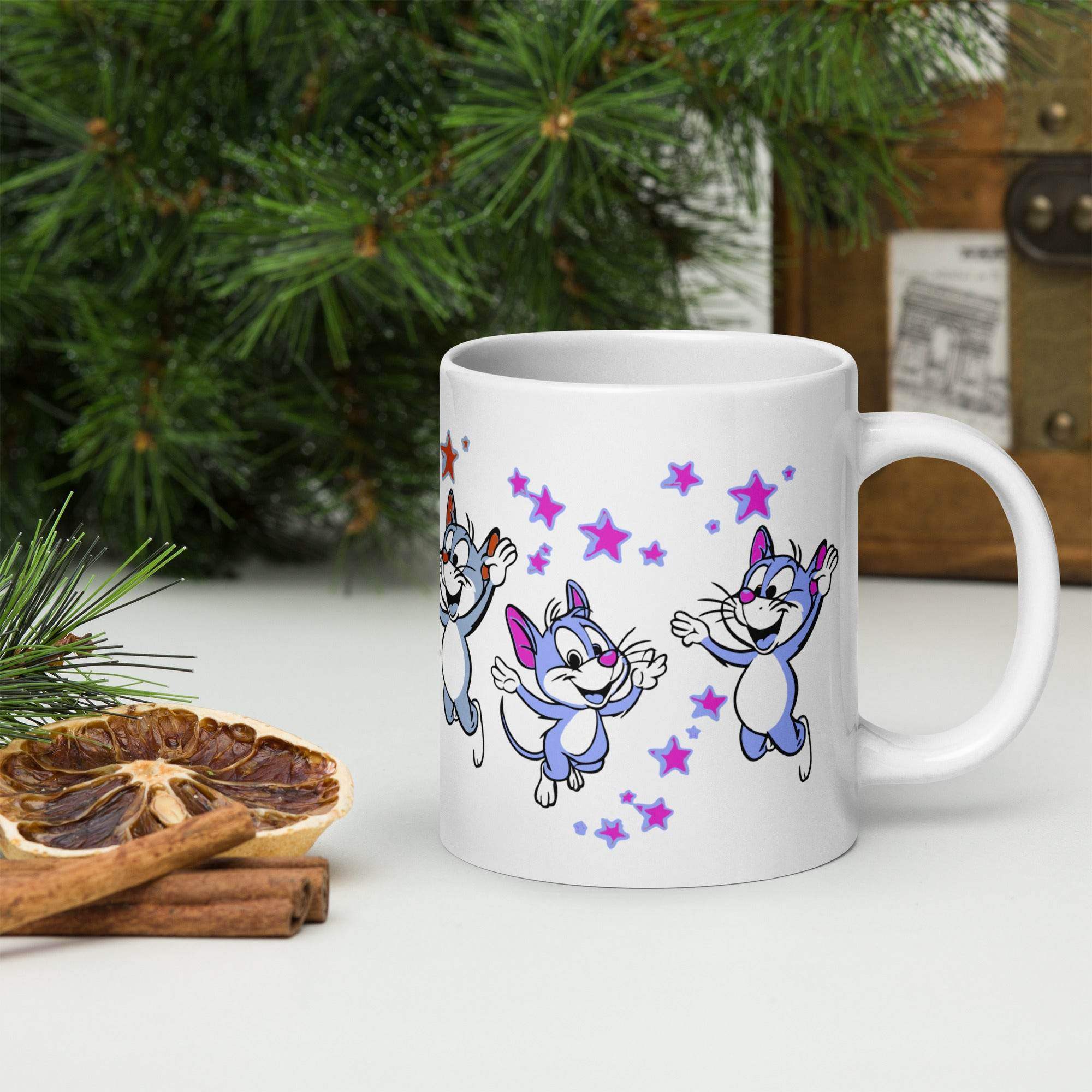 White glossy mug - STYLISHOUR