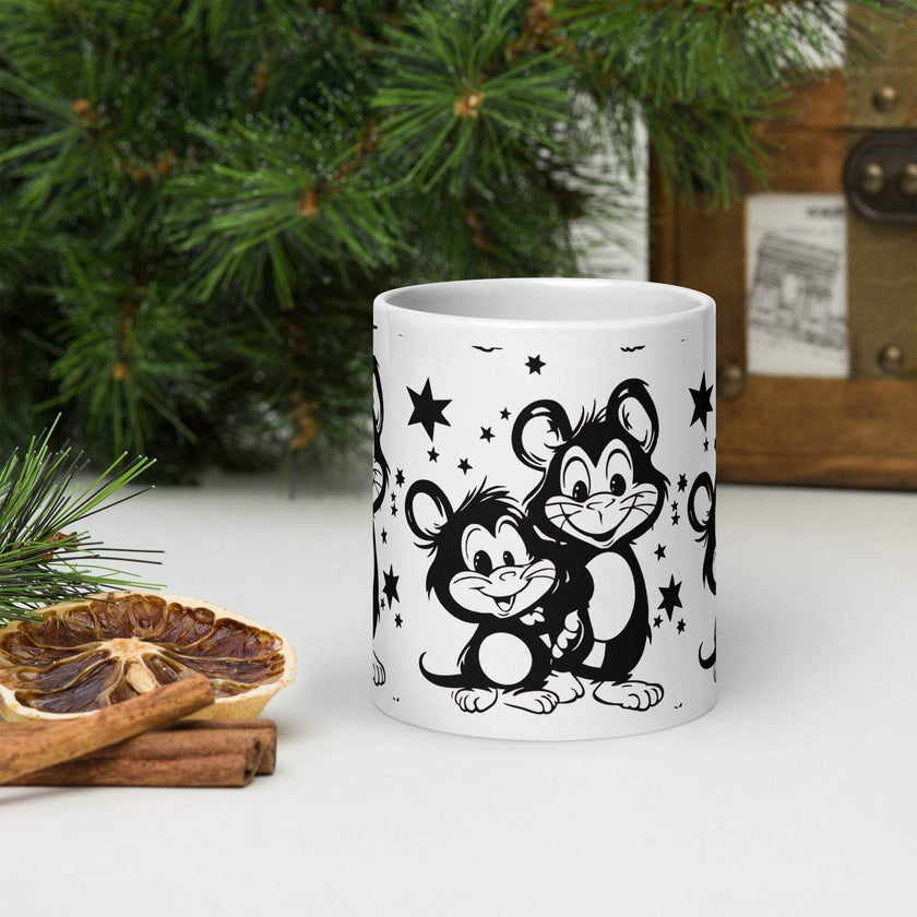 White glossy mug - STYLISHOUR