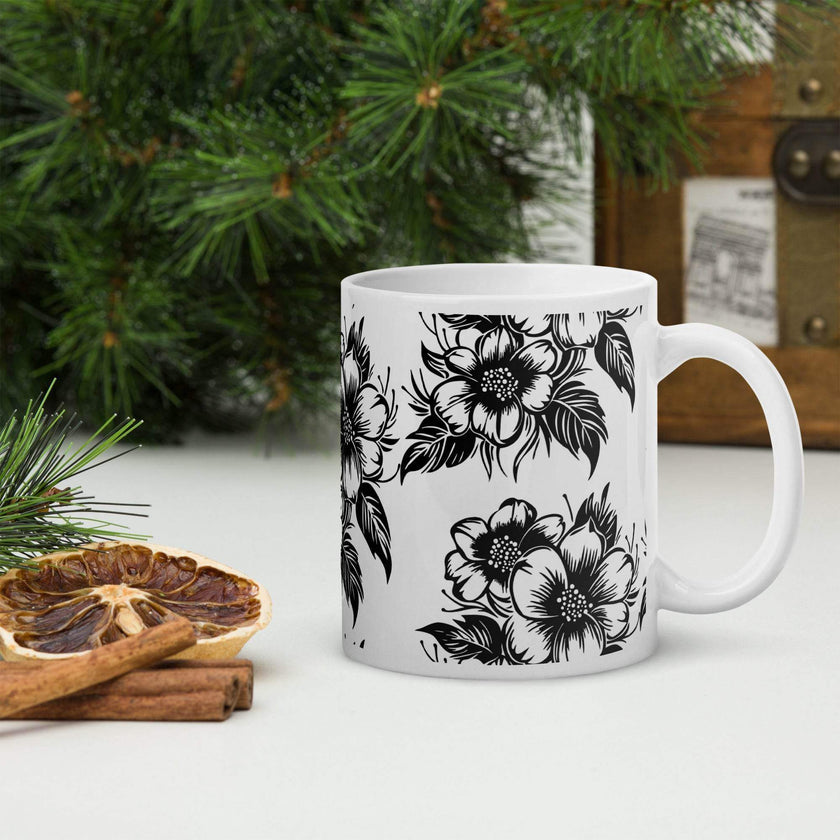 White glossy mug - STYLISHOUR