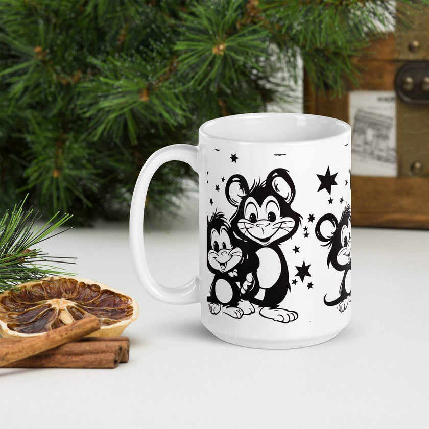 White glossy mug - STYLISHOUR