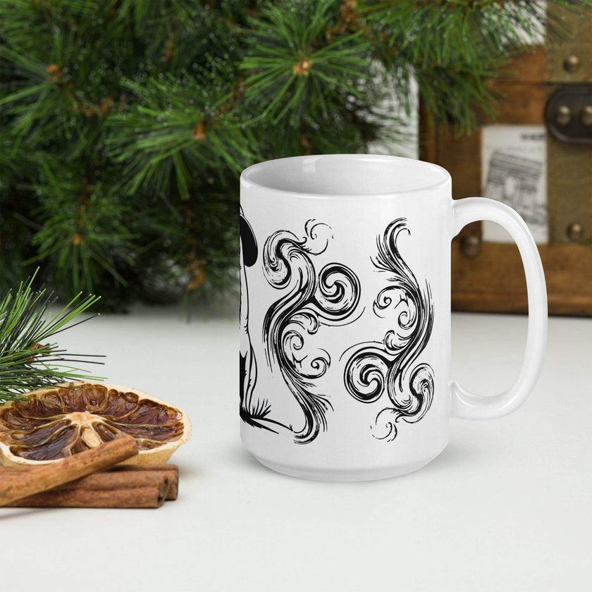 White glossy mug - STYLISHOUR