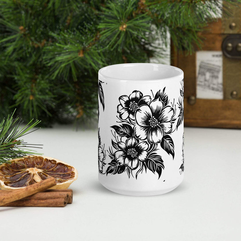 White glossy mug - STYLISHOUR